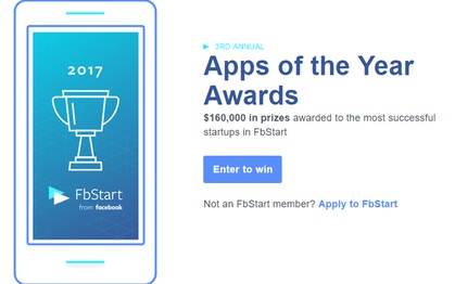 Facebook khởi động FbStart 2017 - Giải thưởng Ứng dụng của năm