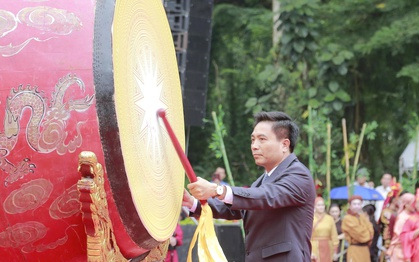 Bí thư Thanh Hóa đánh trống khai hội Lễ hội Lam Kinh 2025