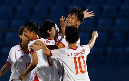 U17 nữ Việt Nam thắng "5 sao" trước Guam tại vòng loại châu Á