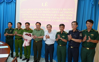 Đồng Tháp ra mắt văn phòng liên lạc phòng, chống ma túy và tội phạm qua biên giới