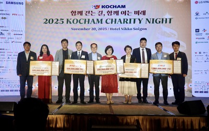 KOCHAM đóng góp hơn 2,2 tỉ đồng cho hoạt động an sinh tại TPHCM và các tỉnh lân cận