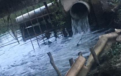 Dòng kênh nước đen bốc mùi hôi thối nồng nặc ở Tây Ninh