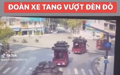 Xe rồng đưa tang vượt đèn đỏ, có bị xử lý?