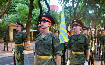 Russian service members joined second full rehearsal for A80 parade