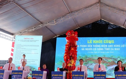 Nguyên Thủ tướng Nguyễn Tấn Dũng dự khởi công công trình có ý nghĩa quan trọng ở Cà Mau