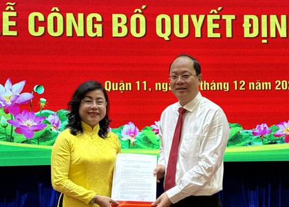 Bà Trần Hải Yến giữ chức Phó Bí thư Thường trực Quận ủy quận 11