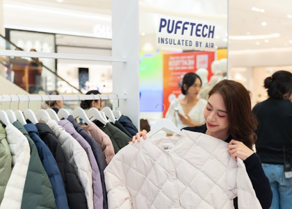 Áo khoác chần bông thế hệ mới Pufftech