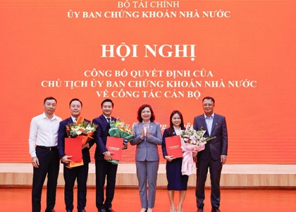 Ủy ban Chứng khoán Nhà nước bổ nhiệm nhân sự cấp vụ