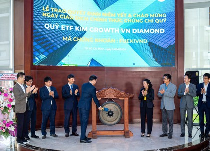 Chứng chỉ quỹ ETF KIM Growth VN Diamond chính thức niêm yết sàn HOSE