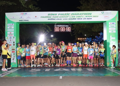 Giải Marathon Bình Phước 2024: Bước chạy của những chiến binh xanh
