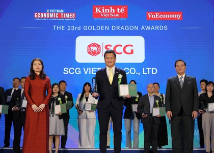SCG nằm trong top 10 doanh nghiệp FIEs tiêu biểu tại Lễ trao giải Rồng Vàng 2023-2024