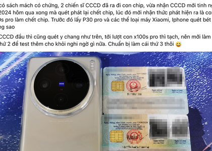 Vụ người dùng tố điện thoại làm hỏng chip CCCD: Hãng Vivo xin lỗi