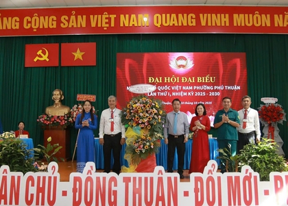 Ông Lê Văn Dừa giữ chức Chủ tịch Ủy ban MTTQ Việt Nam phường Phú Thuận