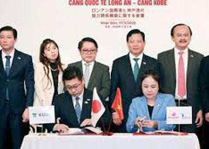 Cảng quốc tế Long An và Cảng Kobe ký kết MOU hợp tác chiến lược