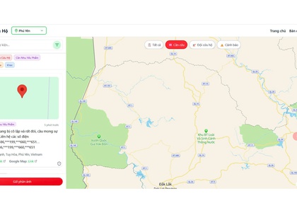 Kết nối thông tin với người dân vùng lũ