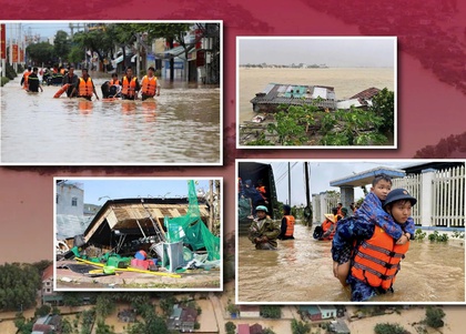 Agribank tiếp tục hỗ trợ khách hàng bị thiệt hại do bão lũ