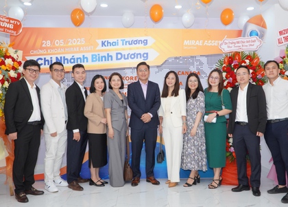 Chứng khoán Mirae Asset khai trương chi nhánh Bình Dương