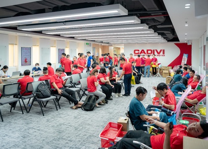 Tập đoàn GELEX tổ chức hiến máu tình nguyện nhân dịp kỷ niệm 35 năm thành lập