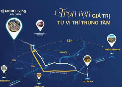 Quốc lộ 62 nâng cấp: Đòn bẩy đưa Kiến Tường thành đô thị vệ tinh mới