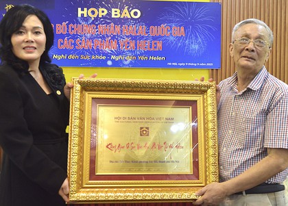 Yến Helen nhận Chứng nhận sản phẩm Halal quốc gia