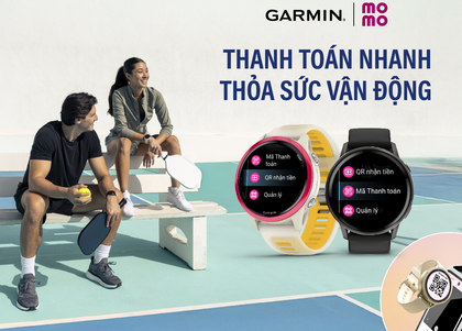 Garmin tích hợp MoMo giúp thanh toán một chạm trên cổ tay