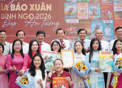 Báo Người Lao Động đoạt giải Nhì bìa báo Xuân Bính Ngọ 2026