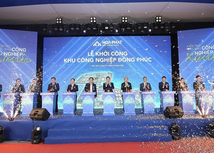 Hòa Phát khởi công dự án Khu công nghiệp Đồng Phúc quy mô gần 355 ha