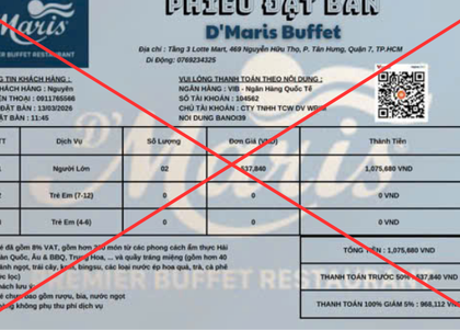 Tràn lan fanpage giả mạo nhà hàng buffet D'Maris, Poseidon..., nhiều người sập bẫy