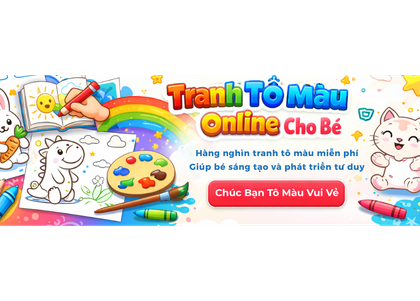 Tranhtomauonline.com - Nền tảng tranh tô màu động vật giúp bé phát triển sáng tạo
