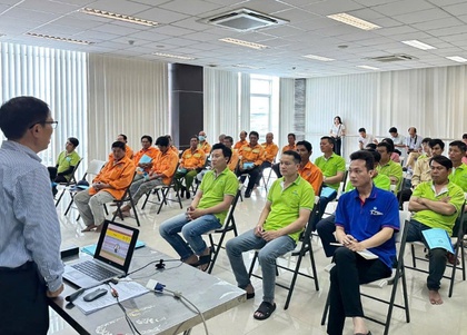 VWS huấn luyện an toàn lao động cho cán bộ, công nhân viên