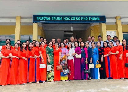 Kỷ niệm 50 năm thành lập Trường THCS Phổ Thuận