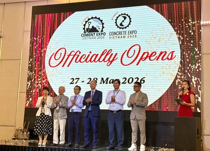 Khai mạc triển lãm quốc tế máy móc, thiết bị ngành Bê tông và Xi măng Việt Nam 2026