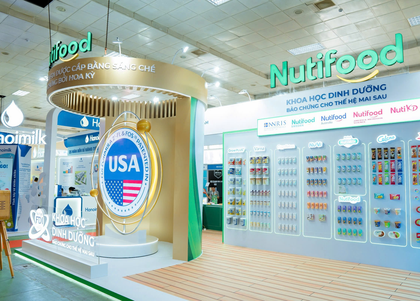 Nutifood tạo dấu ấn tại triển lãm quốc tế ngành sữa và kem 2026
