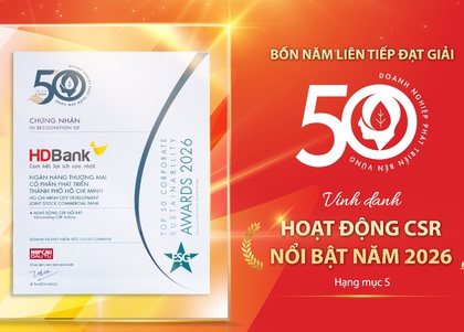 HDBank: Tăng trưởng ấn tượng song hành cùng trách nhiệm cộng đồng