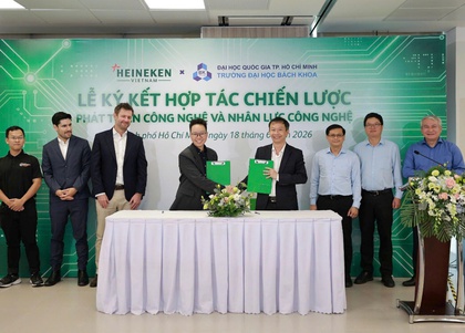 HEINEKEN Việt Nam và Trường ĐH Bách Khoa TP HCM hợp tác phát triển ứng dụng công nghệ