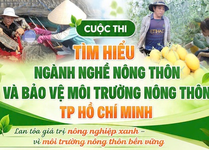 Kết thúc nhận bài tham gia cuộc thi tìm hiểu ngành nghề nông thôn và bảo vệ môi trường nông thôn 