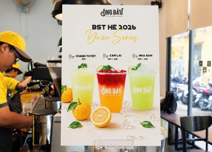 Chạm vị thanh mát, thức tỉnh mùa hè cùng Yuzu Series từ Cà Phê Ông Bầu