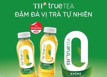Tập đoàn TH ra mắt Trà không đường TH true TEA