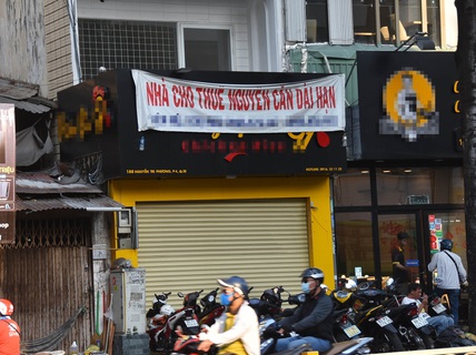 Giá thuê mặt bằng bắt đầu hạ