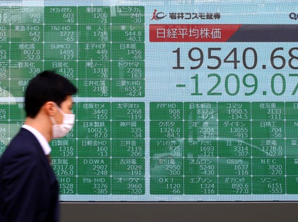 Giá dầu, chứng khoán lao dốc