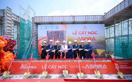 The Aspira cất nóc vượt tiến độ: Khẳng định uy tín và năng lực triển khai
