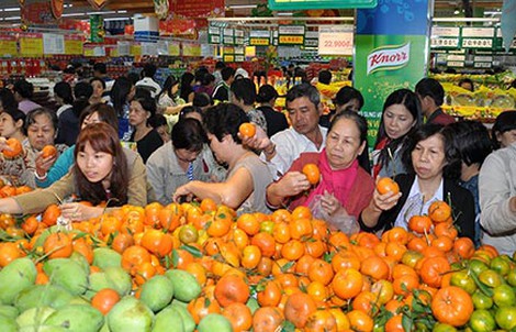 Siêu thị giảm giá mạnh