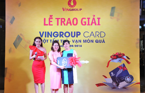 Vingroup Card trao thưởng hơn 7 tỉ đồng