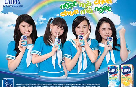 Sản phẩm mới Calpis Teenz hướng tới giới trẻ