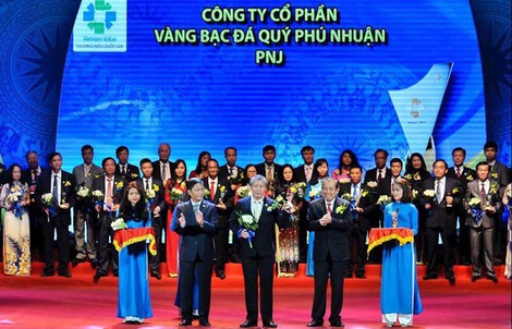 PNJ được vinh danh Thương hiệu quốc gia năm 2016