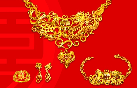 SJC ra mắt bộ sưu tập trang sức cưới truyền thống Long Phụng Hòa Minh