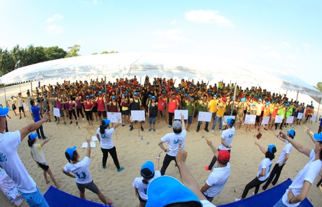 Hansae tổ chức teambuilding cho 20.000 cán bộ, nhân viên