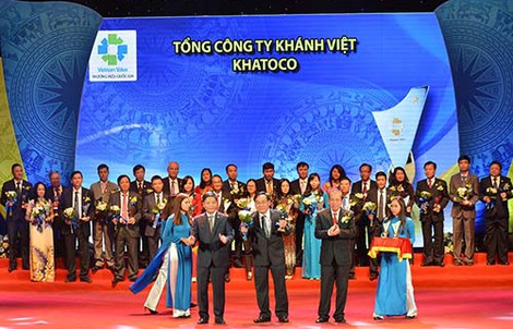 Khatoco đạt “Thương hiệu Quốc gia năm 2016”