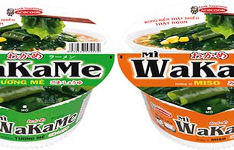 Acecook Việt Nam ra mắt sản phẩm mì tô ăn liền Wakame