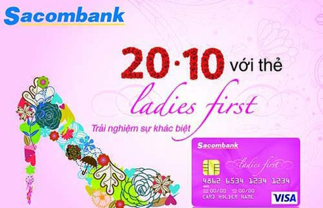 Sacombank ưu đãi suốt tháng 10